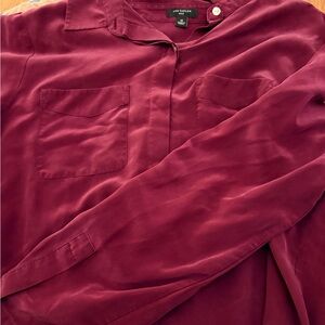 Zara Women's Burgundy Blouse